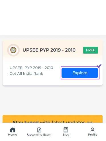 online question papers with answers for UPSEE 2019 to 2010