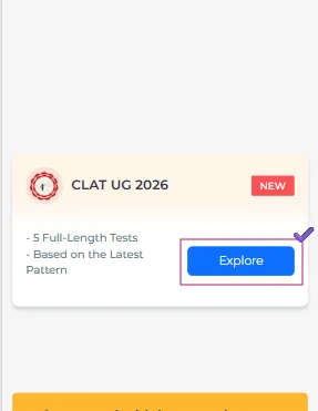 CLAT mock test online free​