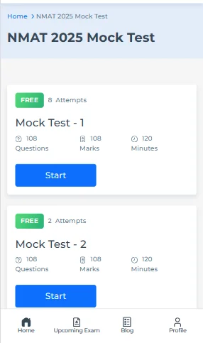 NMAT mock test online