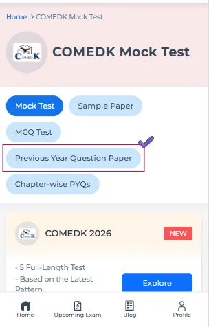 COMEDK past year question paper