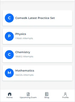 COMEDK Chemistry sample papers with solutions