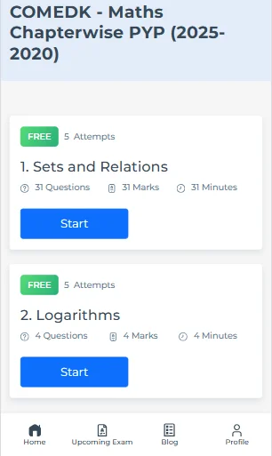 COMEDK chapter-wise online test