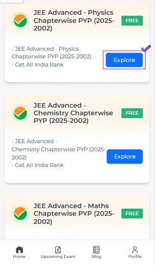 JEE Advanced chapter-wise practice questions