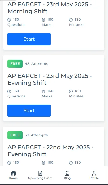 AP EAMCET old question paper