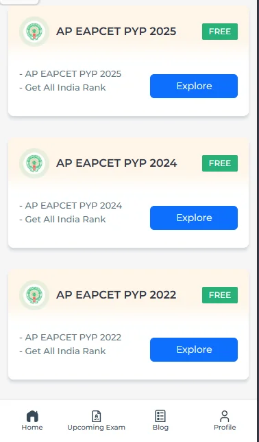 AP EAMCET past year question paper