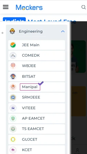 Manipal entrance exam sample papers