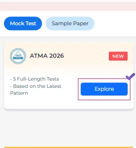 ATMA free mock test online​