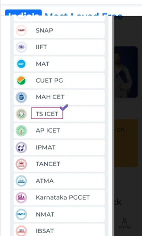 TG ICET mock test online