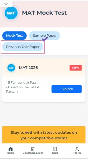 MAT previous year question paper with solution​s