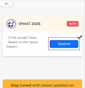 IPMAT mock test free online