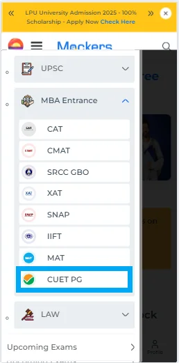 CUET PG mock test 2025 online