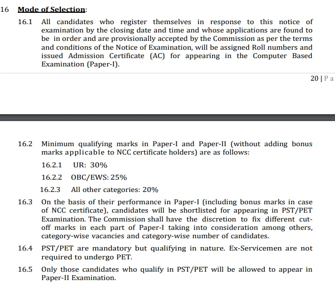 SSC CPO Important Chapter