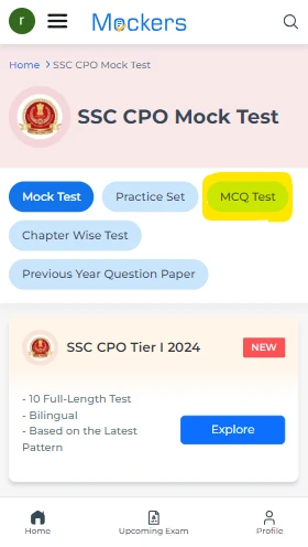 SSC CPO MCQ