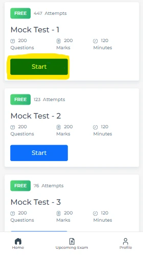 SSC JE Online Free Mock Test