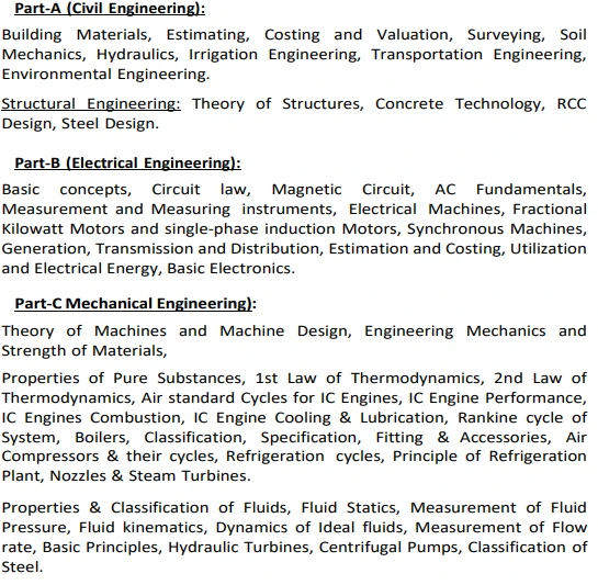 SSC JE Mock Test