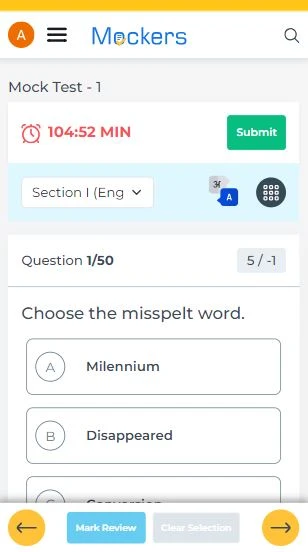 CUET mock test 2027