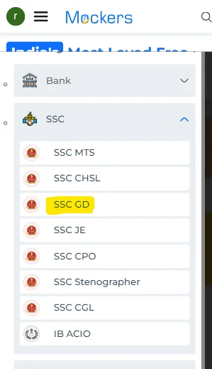 SSC GD MCQ, SSC GD MCQ question