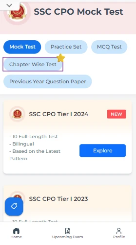 SSC CPO Subject-Wise Topics