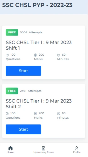 SSC CHSL Previous Year Question Paper