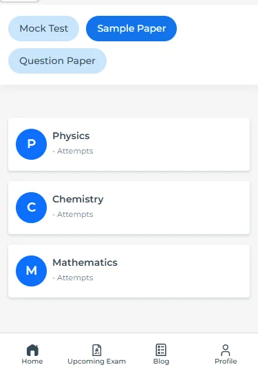 sample papers for KEAM 