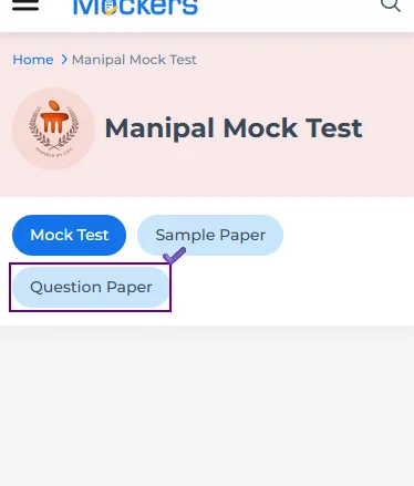 Manipal 2020 to 2013 year papers online test