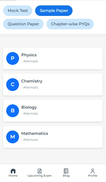 sample papers for KCET