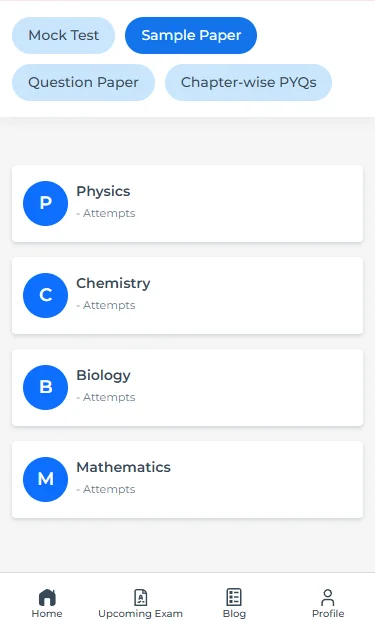 sample papers for MHT CET