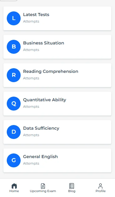 online TANCET Business Situations sample papers with answers
