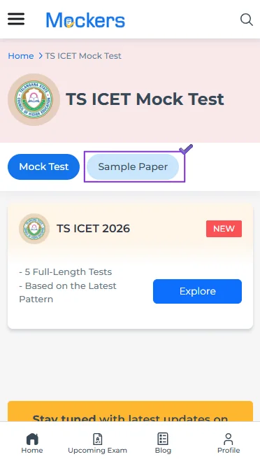 TS ICET Analytical Ability sample papers online