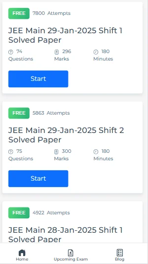 JEE past year question papers