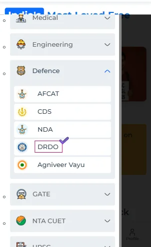 DRDO COPA trade mock test
