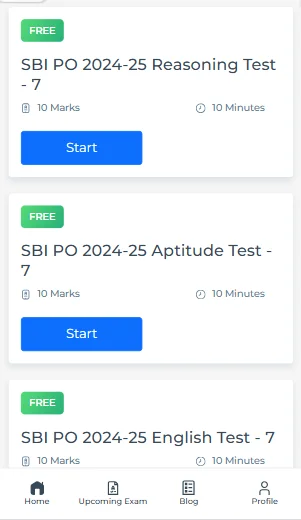SBI PO Mains sample paper