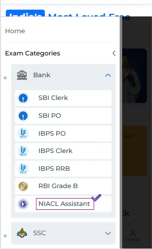 NIACL Assistant free sample paper online test