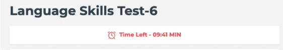 Section Name & Timer
