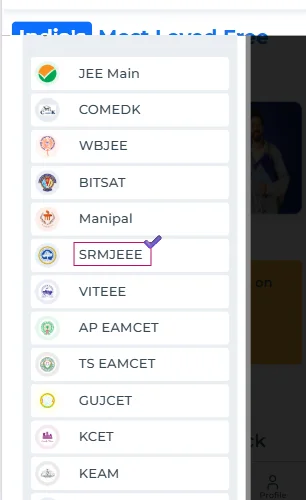 SRMJEEE mock test free