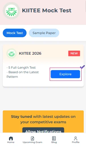 KIITEE free online mock test