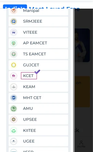 KCET online mock test
