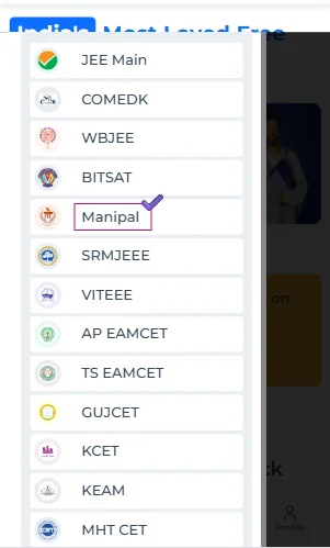 Manipal entrance mock test