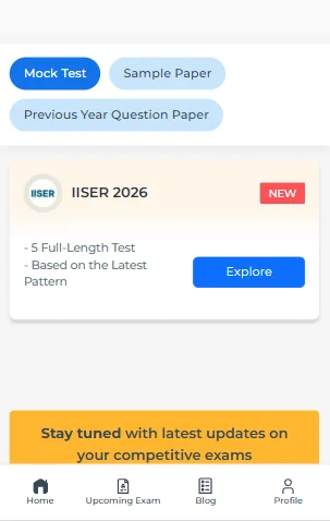 IISER free online mock test​