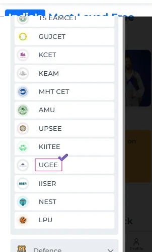 mock test for UGEE​